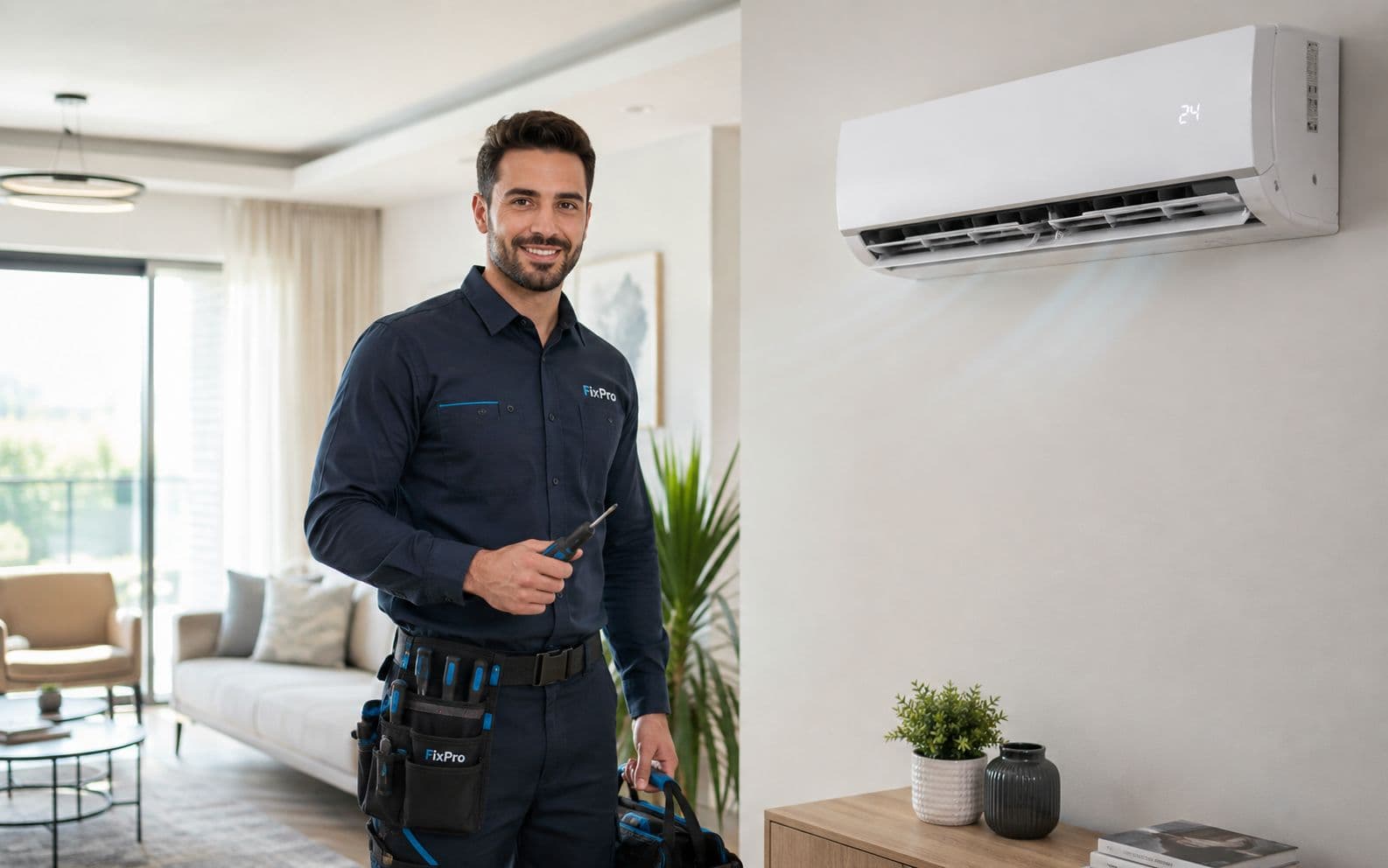 עומר, טכנאי מזגנים מוסמך של FIXPRO